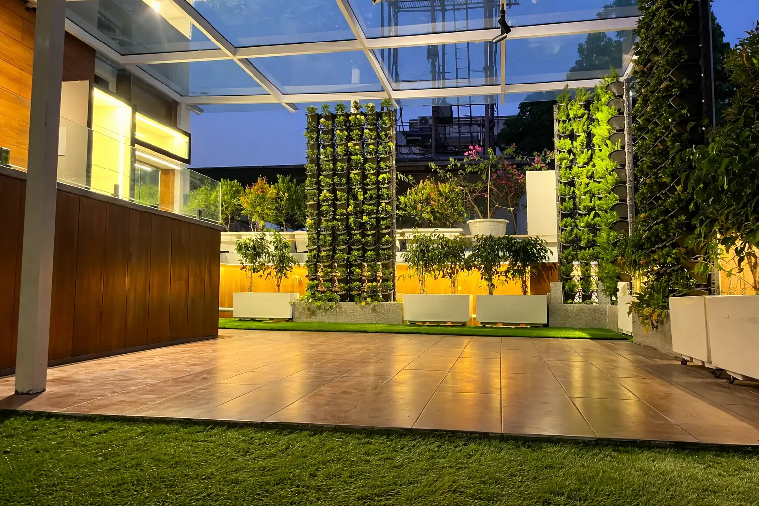 Terrace Garden in Behala,Kolkata,India
